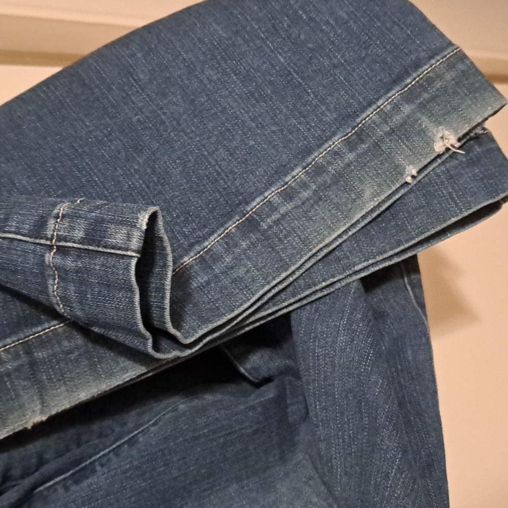 Torrid Dark Blue Distressed Jeans.  Size 24T. - Picture 6 of 9
